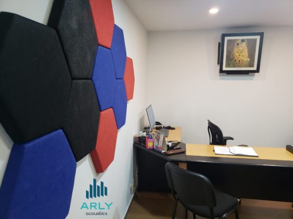 Panel Absorbente/Resonador Hexagonal Soft Acoustics Cover Arly Acoustics 4cm 110cmx95cm - Image 4